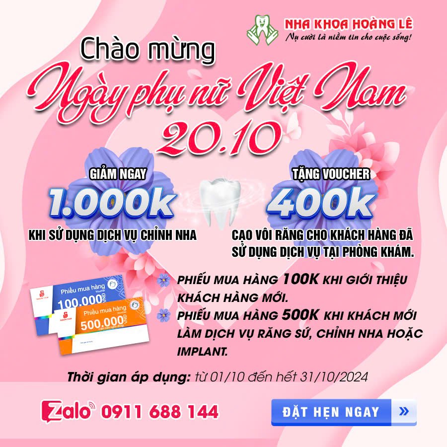 Chương trình ưu đãi nhân ngày Phụ nữ Việt Nam 20/10Chương trình ưu đãi nhân ngày Phụ nữ Việt Nam 20/10