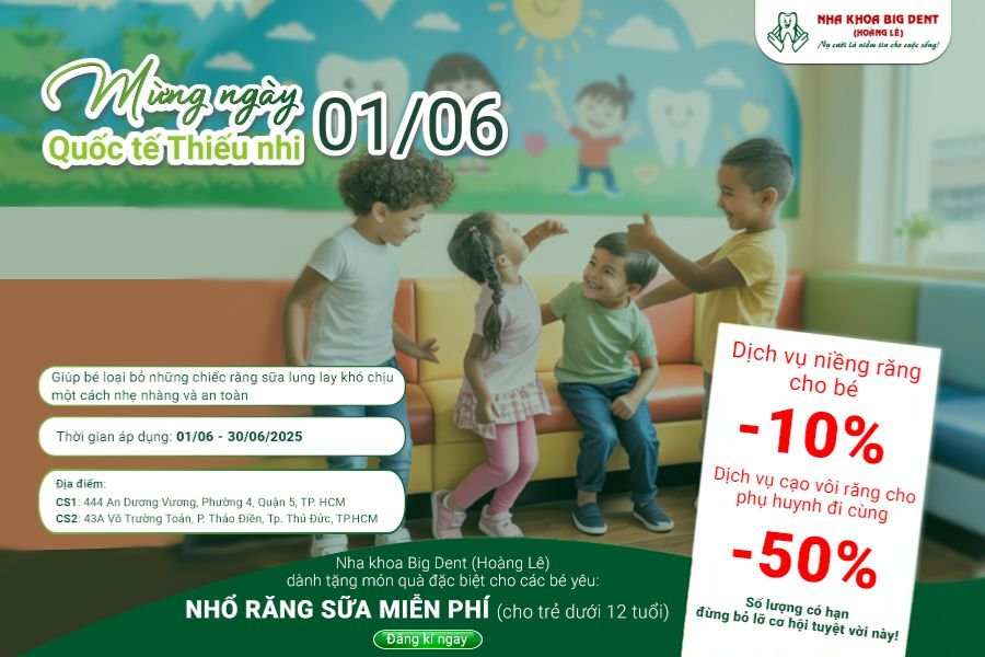 ưu đãi ngày quốc tế thiếu nhi
