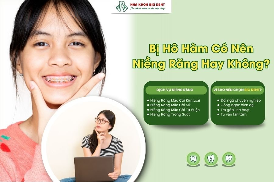 hô hàm có niềng răng được không