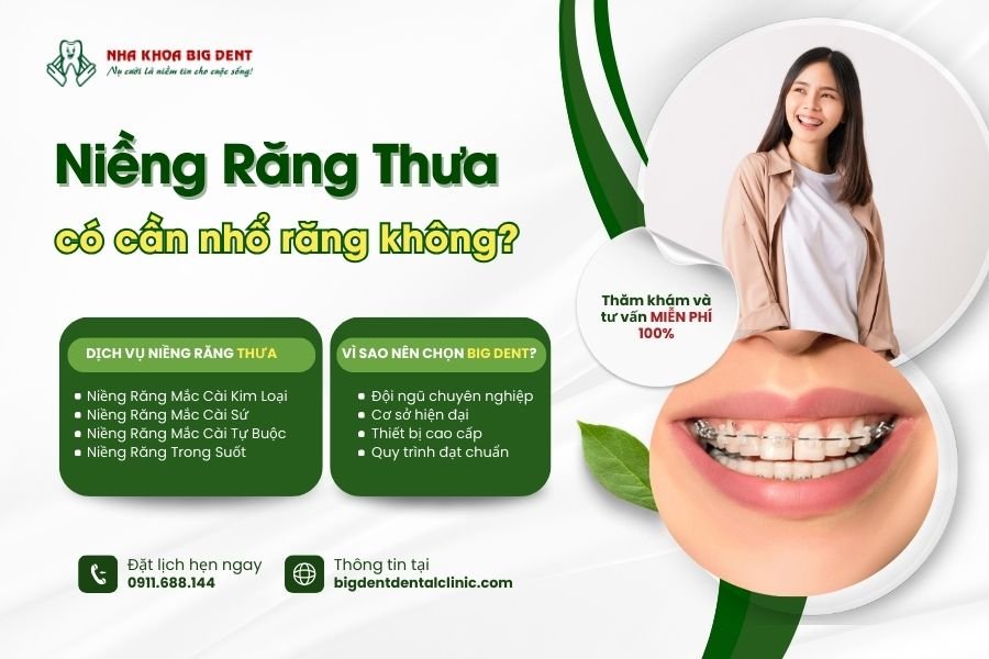niềng răng thưa có cần nhổ răng không