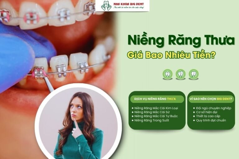 niềng răng thưa giá bao nhiêu tiền