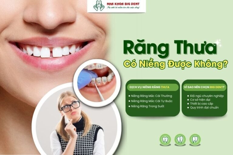 răng thưa có niềng được không