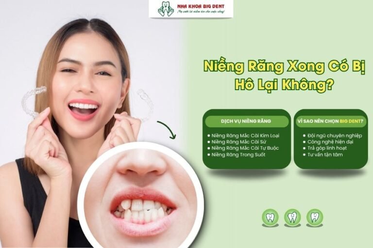 niềng răng có bị hô lại không
