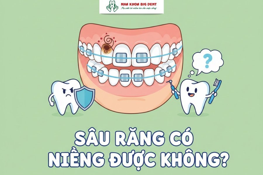 sâu răng có niềng được không