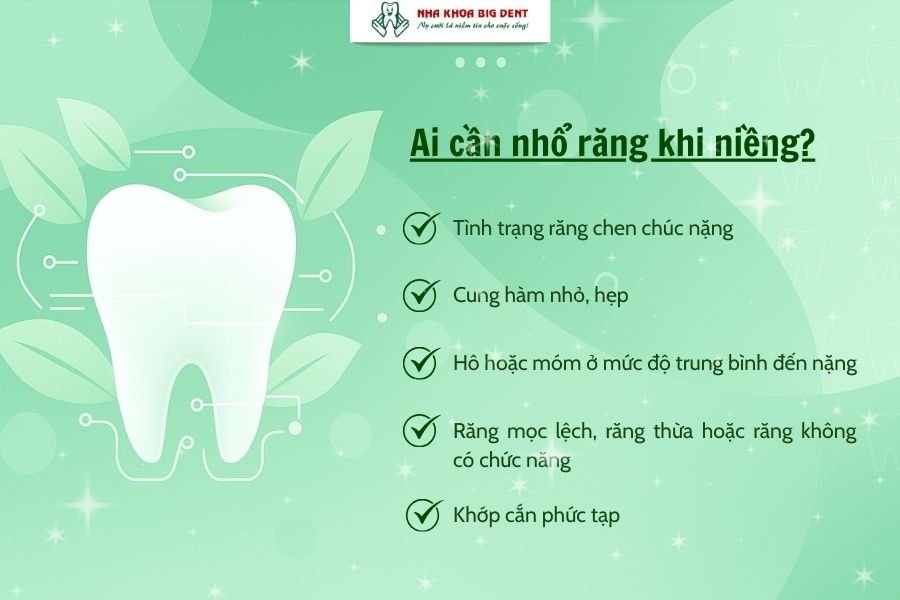 Trường hợp cần nhổ răng khi chỉnh nha