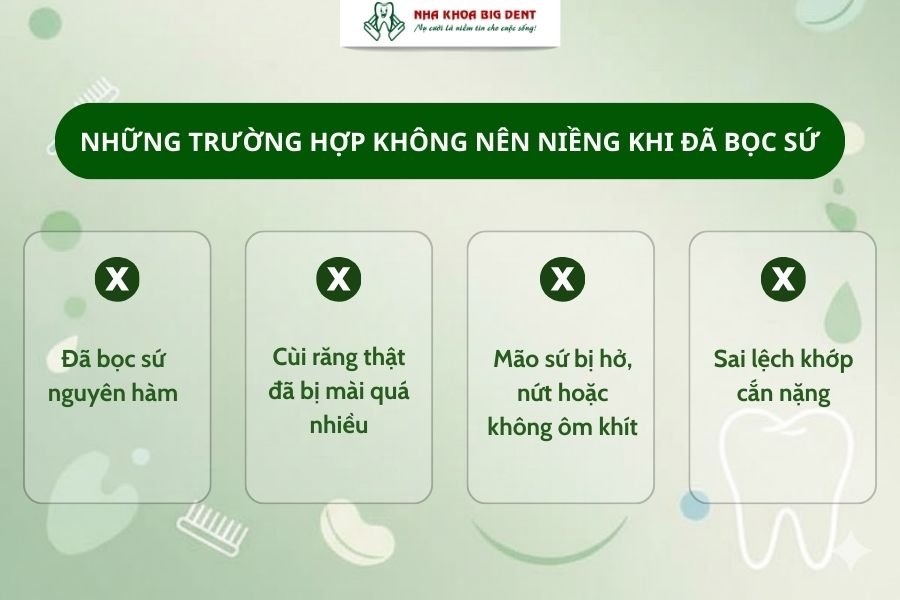 răng sứ có niềng được không