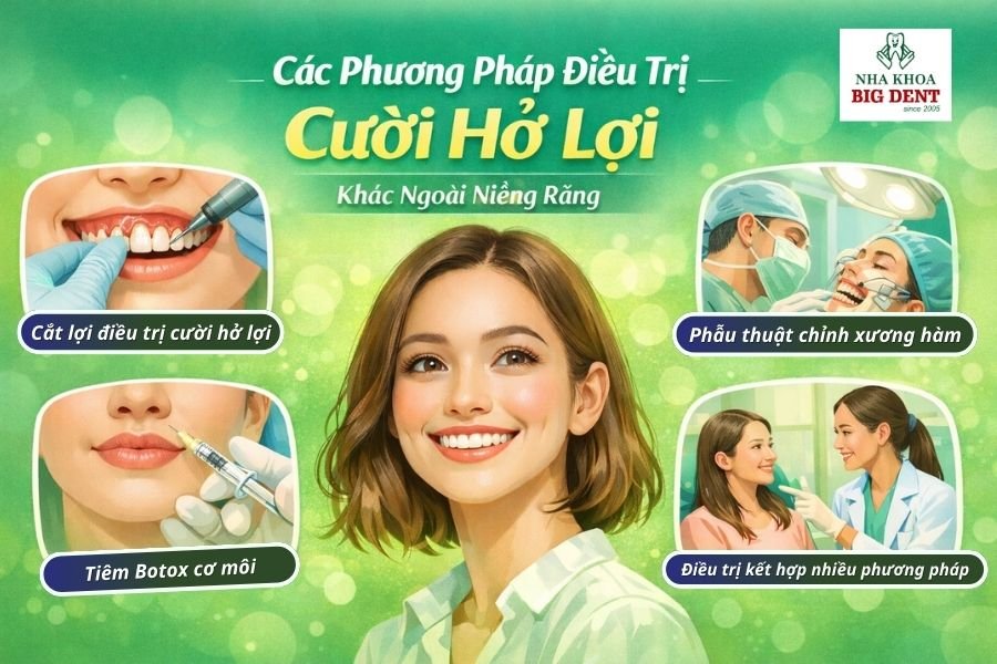 cười hở lợi có niềng răng được không