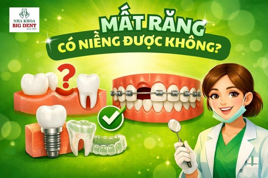 mất răng có niềng được không