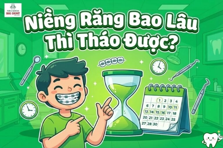 niềng răng bao lâu thì tháo