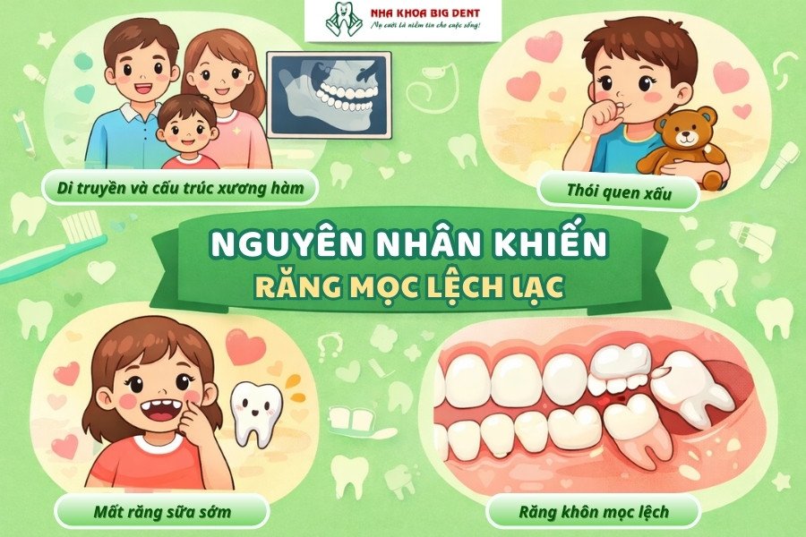 niềng răng lệch lạc