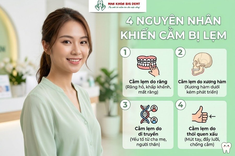 cằm lẹm niềng răng