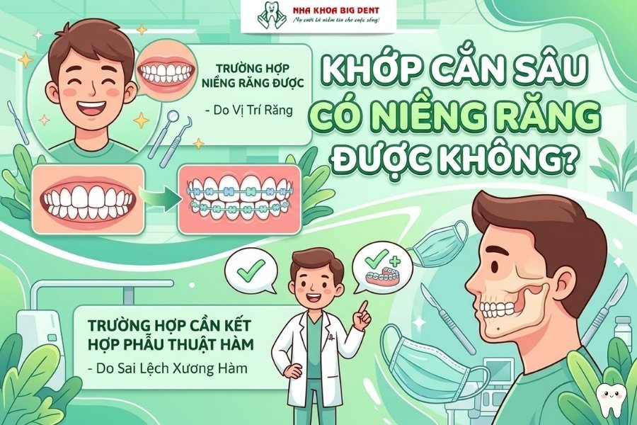 niềng răng khớp cắn sâu