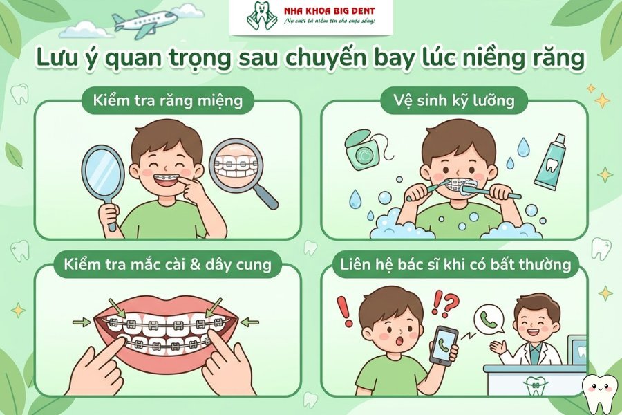 niềng răng có đi máy bay được không