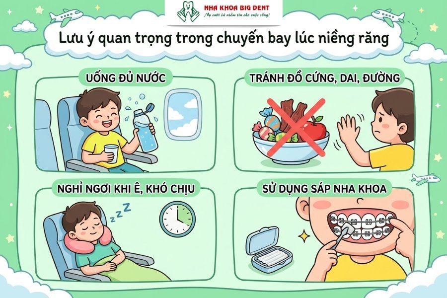 niềng răng có đi máy bay được không