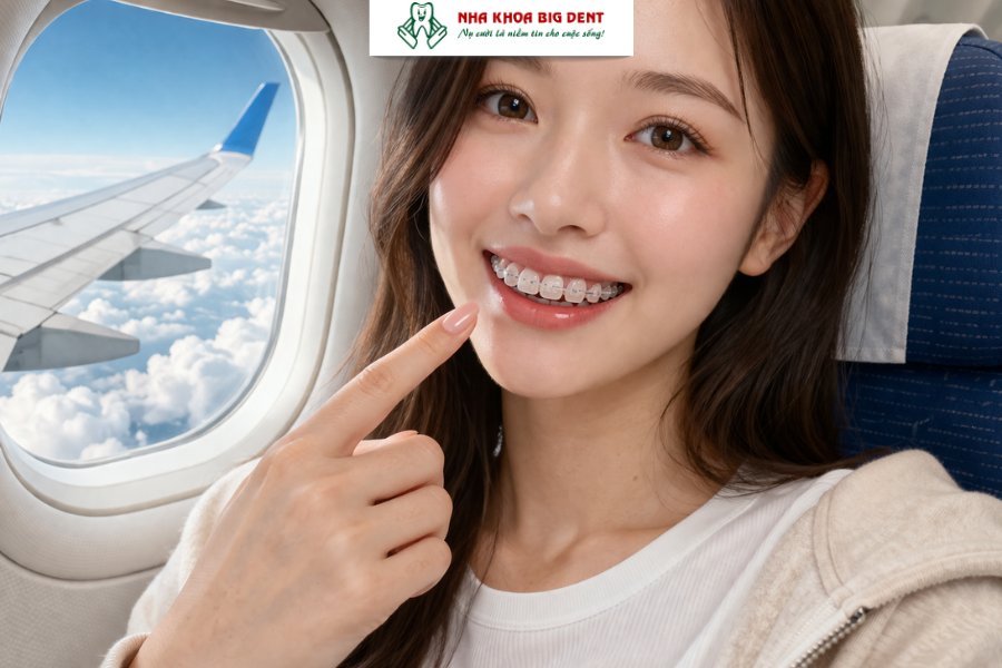 niềng răng có đi máy bay được không