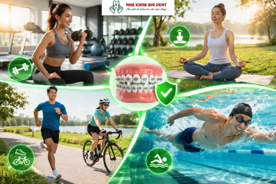 niềng răng có chơi thể thao được không