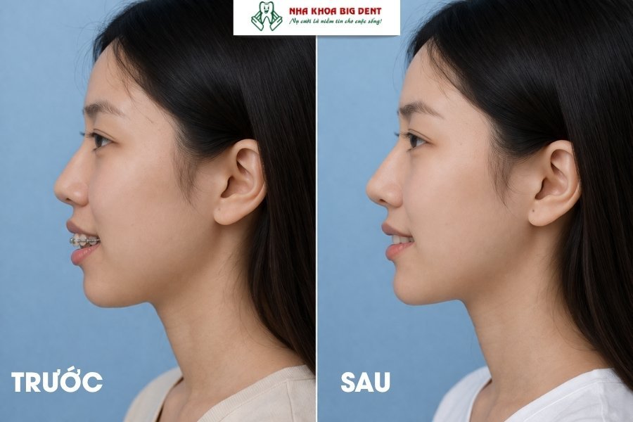 niềng răng có làm mũi cao hơn không