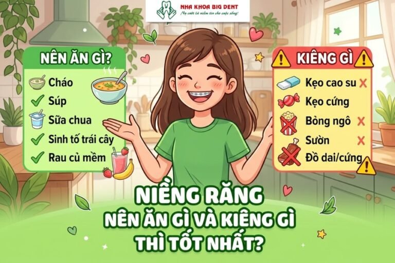 niềng răng nên ăn gì