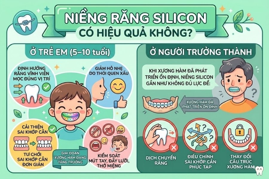 niềng răng silicon
