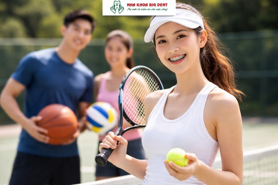 niềng răng có chơi thể thao được không