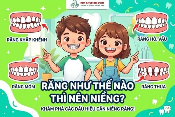 Răng như thế nào thì nên niềng