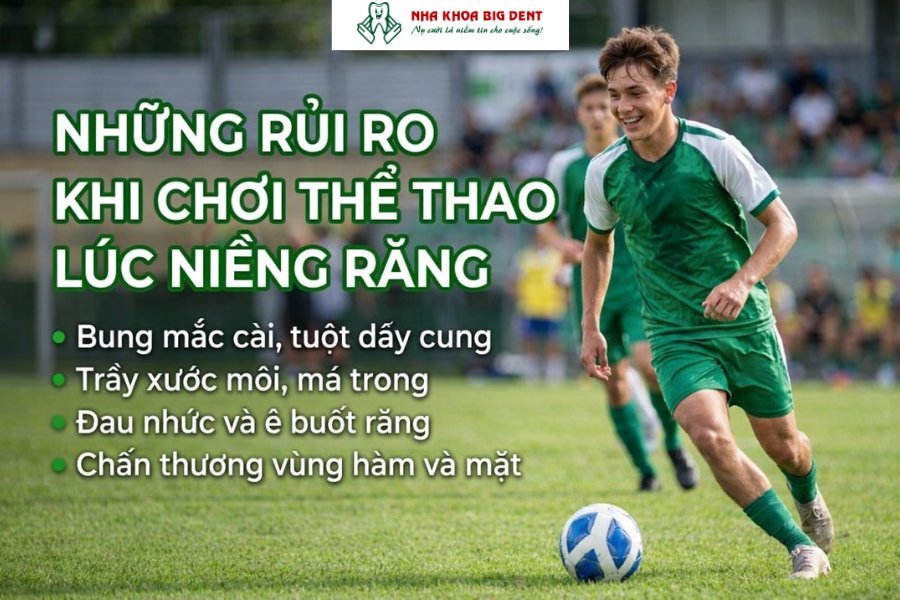 niềng răng có chơi thể thao được không