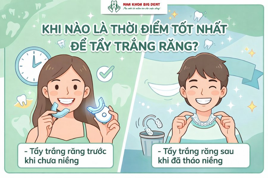 niềng răng có tẩy trắng răng được không