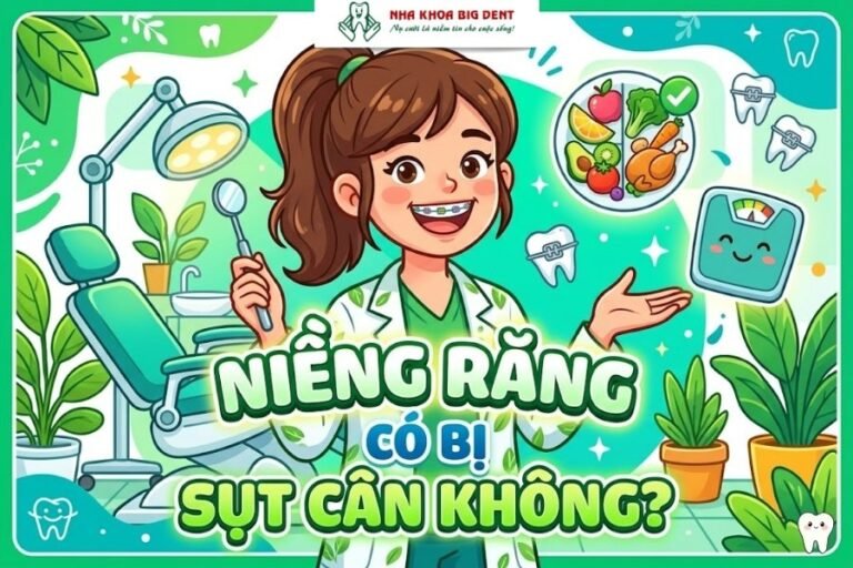 niềng răng có sụt cân không
