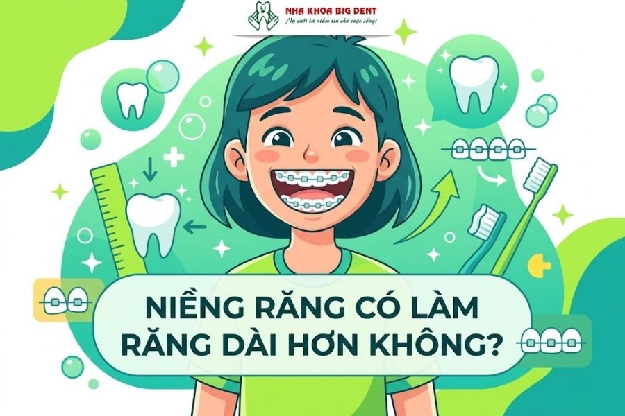 niềng răng có làm răng dài ra không