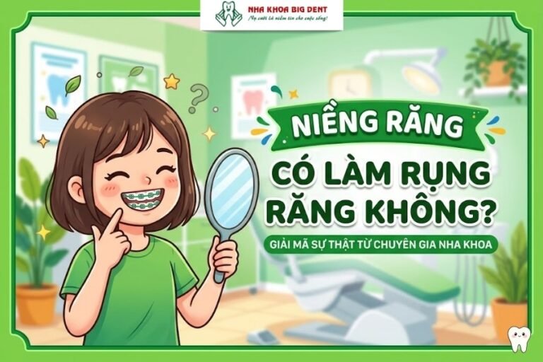 niềng răng có bị rụng răng không