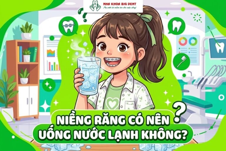 Niềng răng có nên uống nước lạnh không