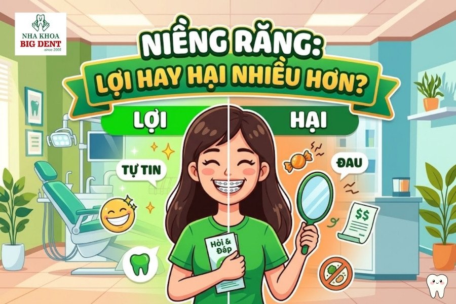 tác hại của niềng răng