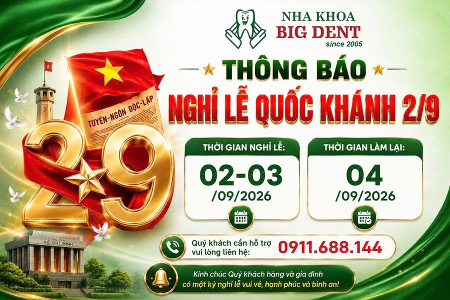 thông báo lịch nghỉ lễ quốc khánh