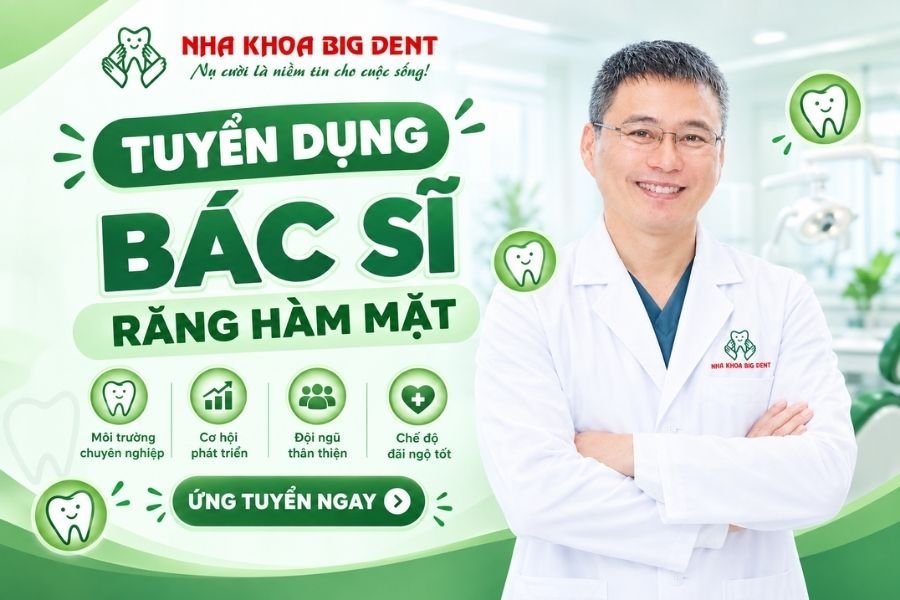 tuyển dụng bác sĩ răng hàm mặt