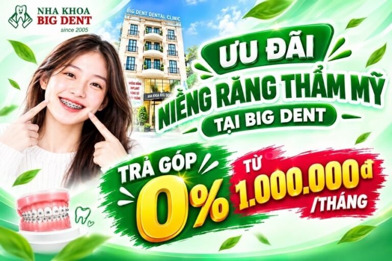 ưu đãi niềng răng thẩm mỹ