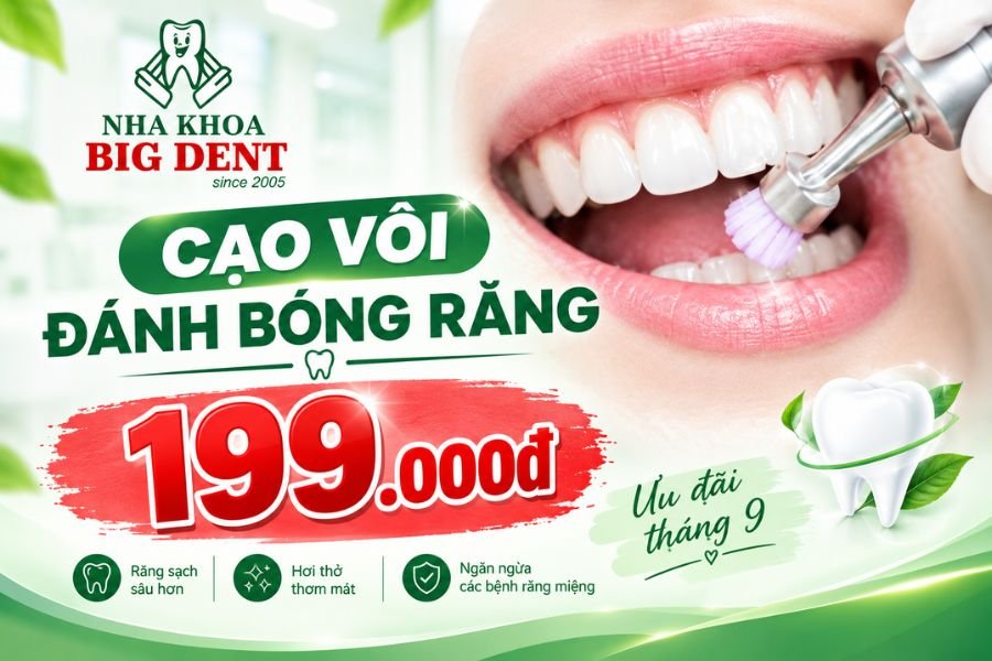 Ưu đãi cạo vôi răng